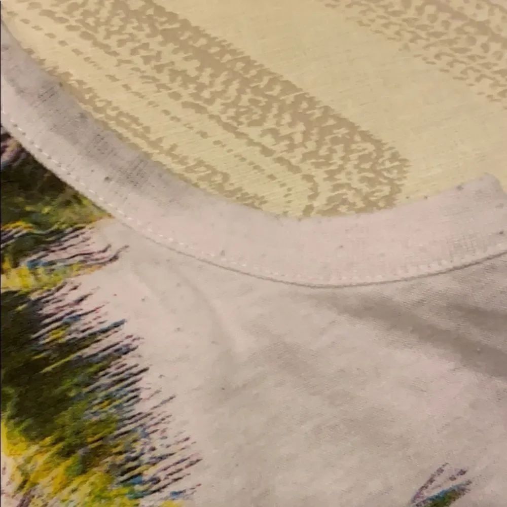 Chaser White with Palm Tree Racerback Tank Top. - Picture 5 of 6